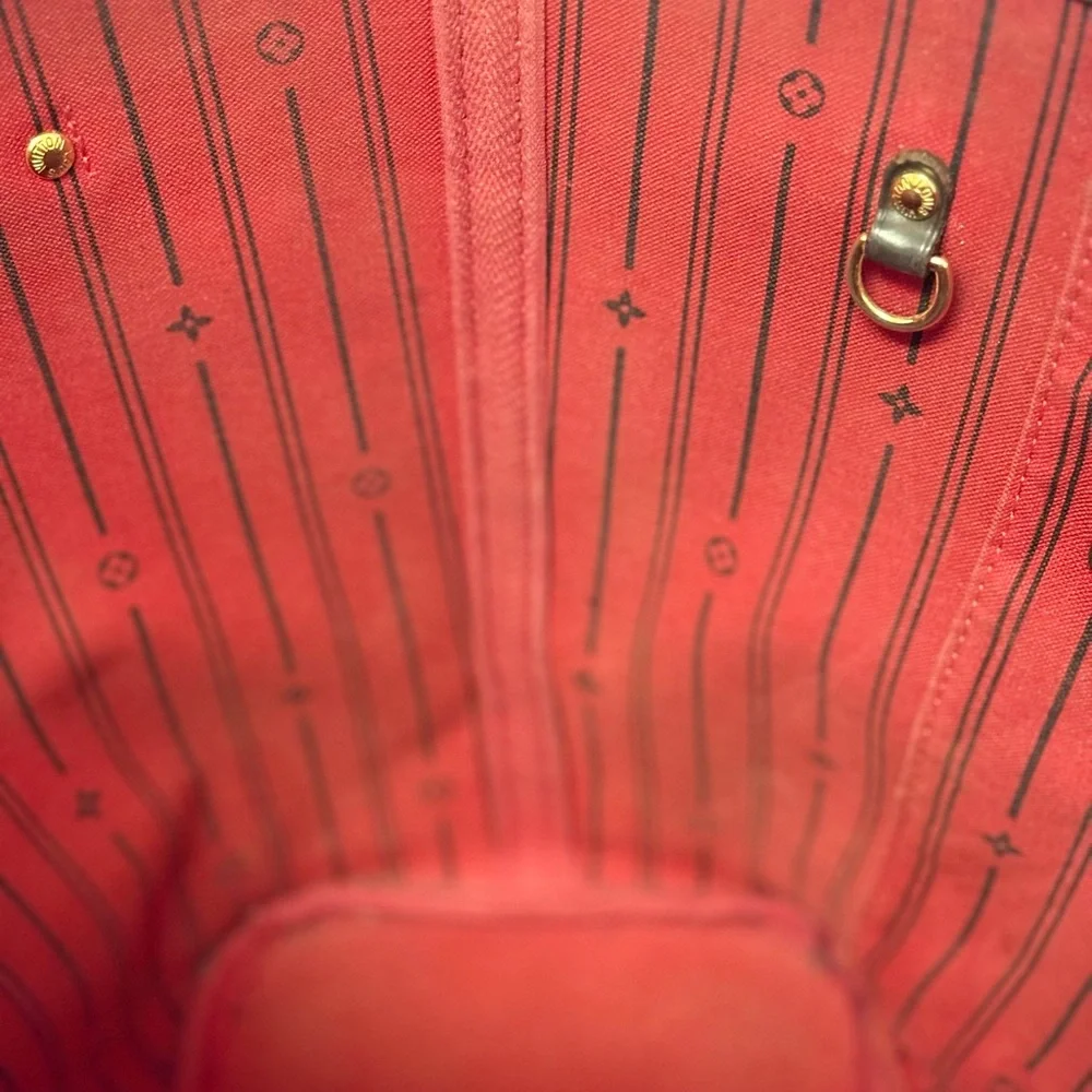 Louis Vuitton Nerverfull Damier Ebene Tote w cherry interior - Picture 7 of 11